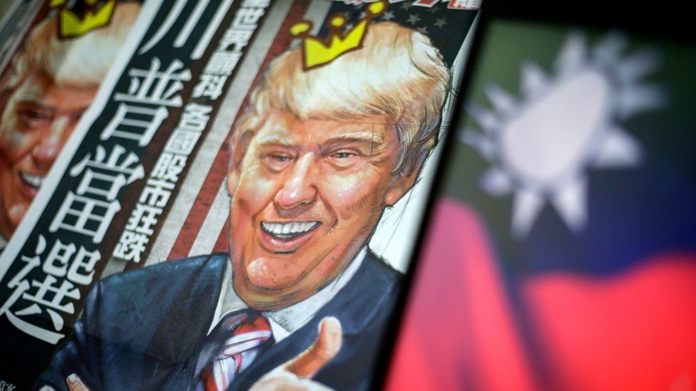 Taiwan reports on Donald Trump in 2017