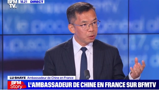 Chinese Ambassador to France Lu Shaye