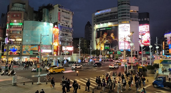 Intersection in Taipei