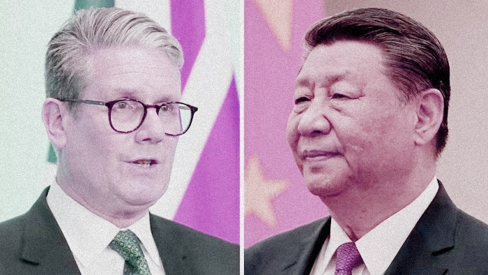 Keir Starmer and Xi Jinping