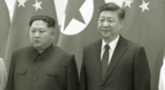 Kim Jong Un and Xi Jinping