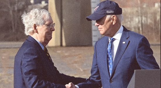 Mitch McConnell and Joe Biden