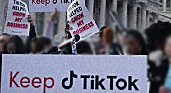 Demonstrators say keep TikTok