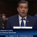 John Ratcliffe testifying during his confirmation hearing