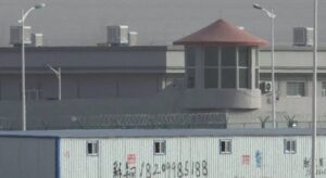 A prison in Xinjiang as seen in 2018