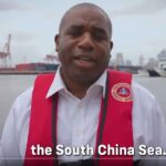 David Lammy talking about the South China Sea