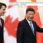 Justin Trudeau and Xi Jinping