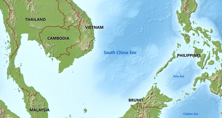 Countries sharing the South China Sea