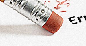 Erasing an error