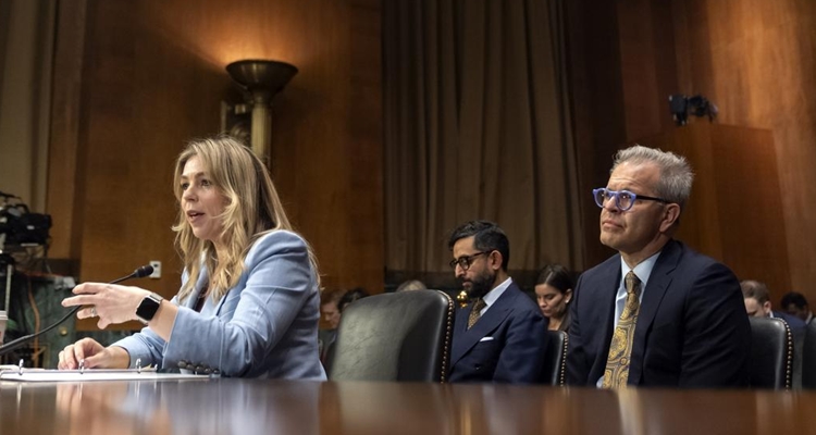 Sarah Wynn-Williams testifying in Congress