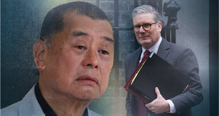 Jimmy Lai and Keir Starmer