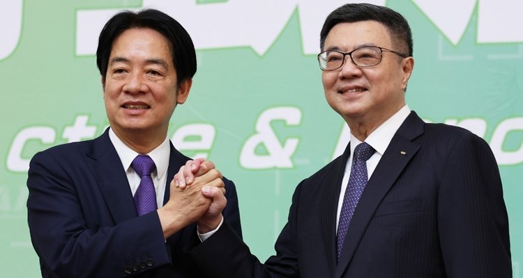 Lai Ching-te and Cho Jung-tai