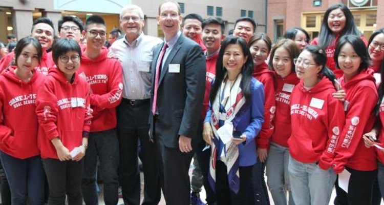 Students at Cornell China Center