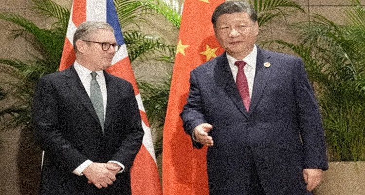 Kier Starmer and Xi Jinping