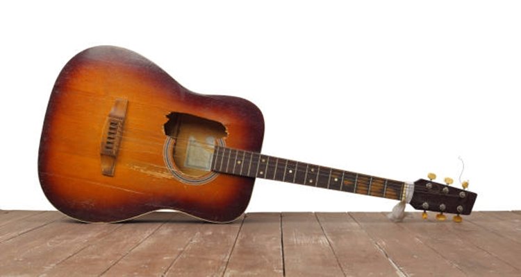 Busted guitar