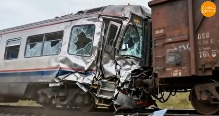 A railroad disaster in China