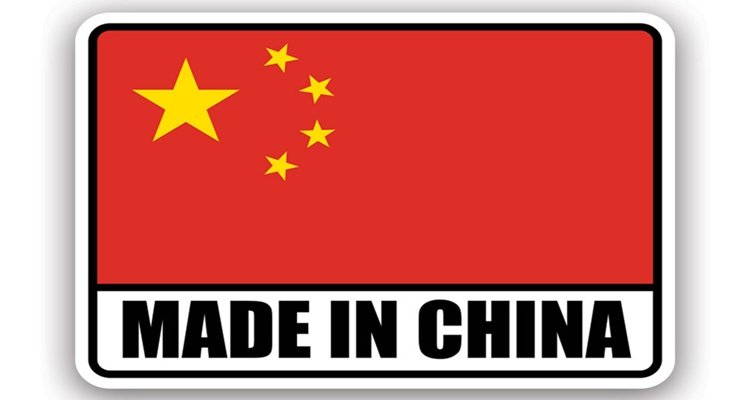 Made in China sticker