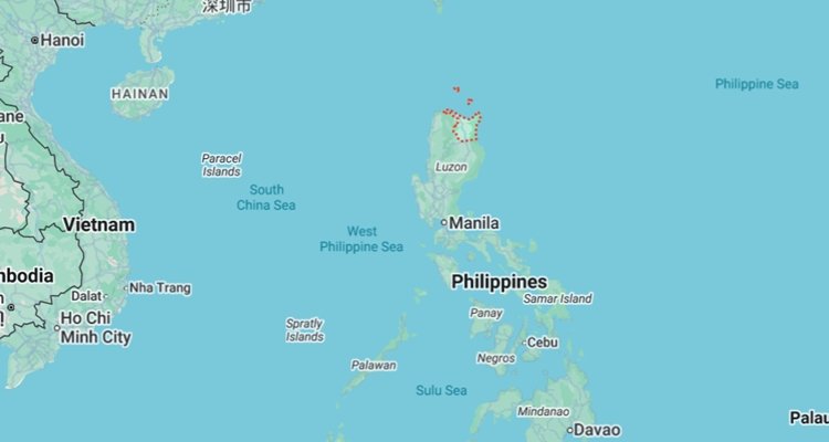 Cagayan in the northern tip of the Philippines