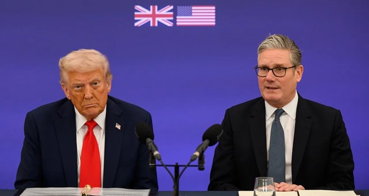 Donald Trump and Keir Starmer