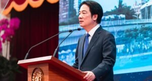 Lai Ching-te gives a New Year's address