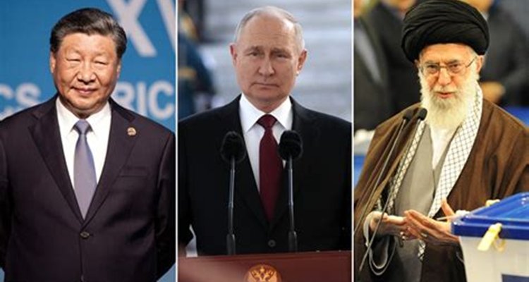 Leaders of three big threats: the PRC, Russia, Iran