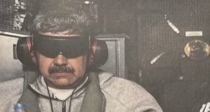 Venezuelan ex-president Maduro after capture by U.S. forces