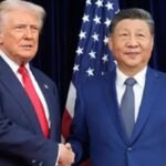 Donald Trump and Xi Jinping getting along