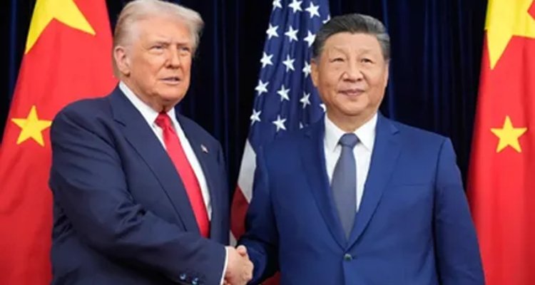 Donald Trump and Xi Jinping getting along