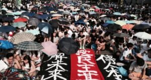Hong Kong student protest in 2014