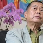 Jimmy Lai outside of prison