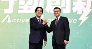 Lai Ching-te and Cho Jung-tai