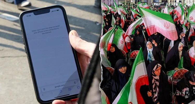 Protesters with smartphones