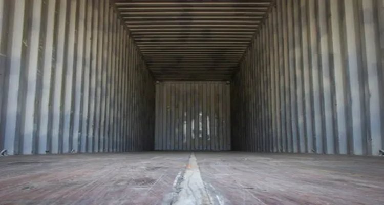 Shipping container full of imaginary goods