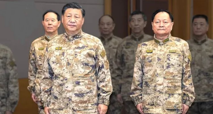 Xi Jinping and Zhang Youxia