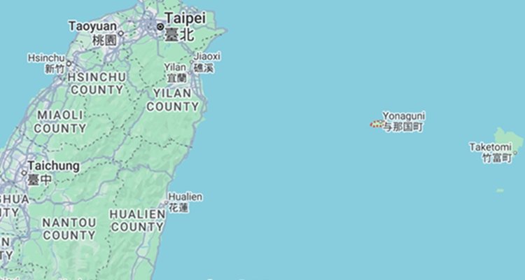 Japanese island chain near Taiwan