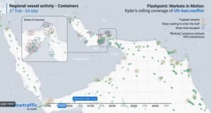 Ships stuck in Strait of Hormuz