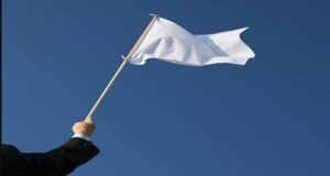 Waving the white flag