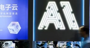 An AI conference in Shanghai in 2025