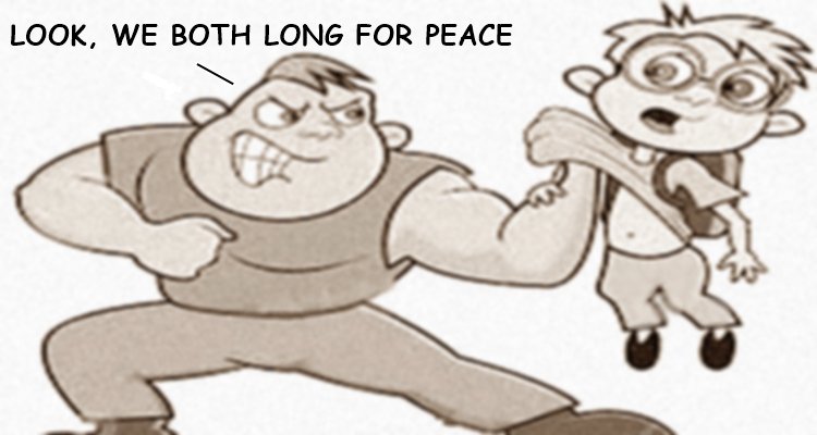 How bullies negotiate for peace