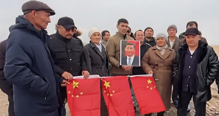Protesters in Kazhakstan