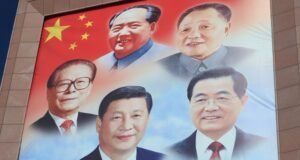 Totalitarian leaders of People's Republic of China looking pleasant