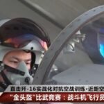 A fighter pilot in the People's Liberation Army Air Force