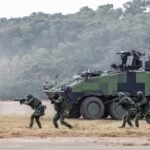 A military drill in Taiwan
