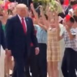 Chinese students welcome President Trump