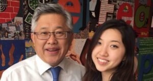 Pastor Ezra Jin Mingri and his daughter Grace Jin Drexel