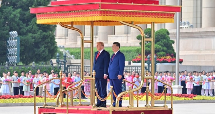 Trump and Xi in Beijing