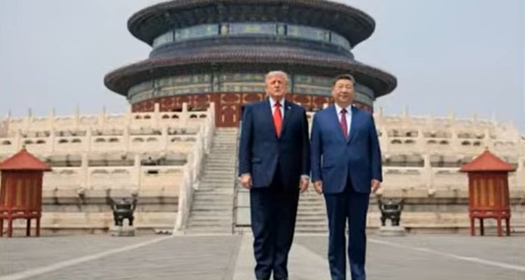 Trump and Xi side by side