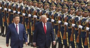 Xi and Trump during the May 2026 summit in Beijing