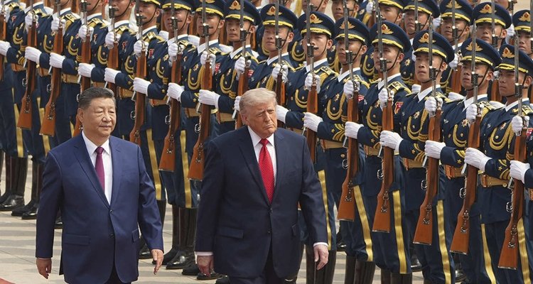 Xi and Trump during the May 2026 summit in Beijing