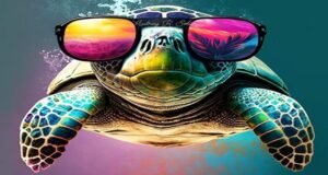 A turtle under cover